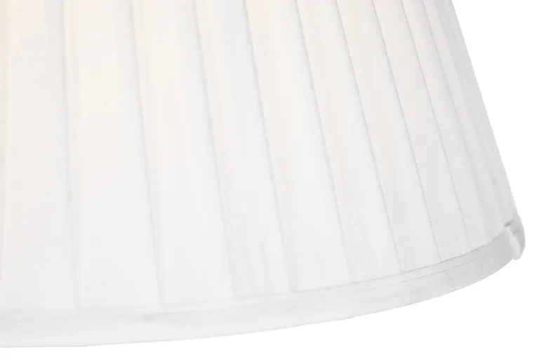 Osvetlenie na záves s pleteným tienidlom krémovej farby 35 cm - Blitz