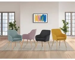 Autronic BONTEC Jedálenská stolička, modrá, látka, AK-310 BLUE2 Farba: Ružová