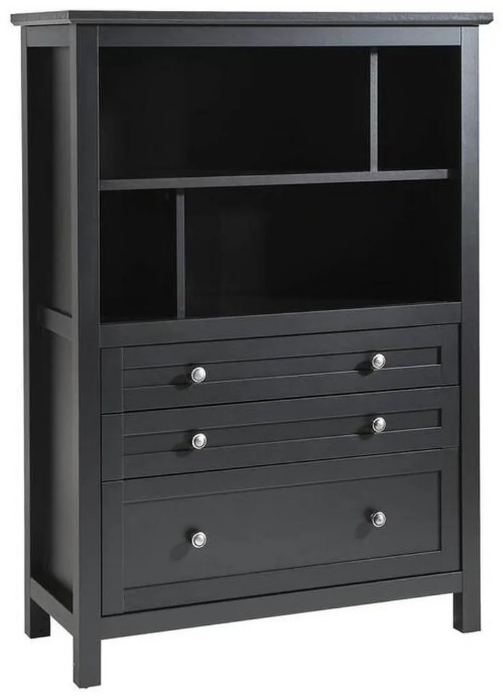 XXXLutz KOMODA HIGHBOARD, čierna, 106/150/47 cm Carryhome - Obývacie zostavy - 001107009105