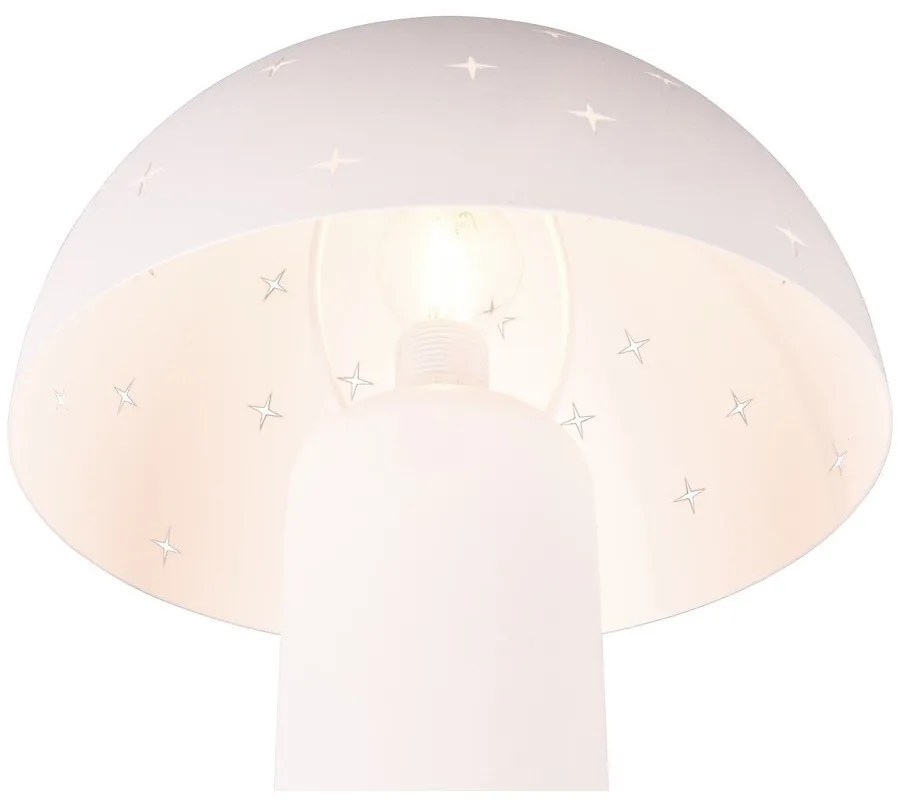 Biela stolová lampa (výška 32,5 cm) Seta – Trio