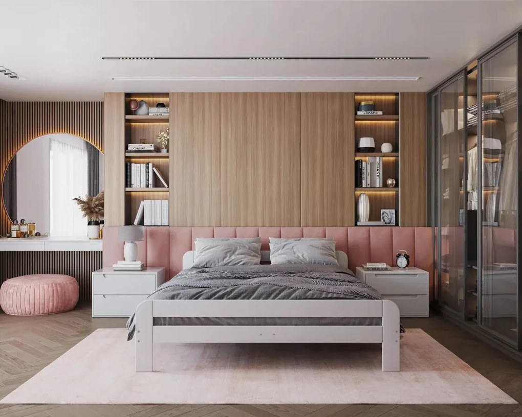 Čalúnený panel na stenu TRINITY - 70x30 cm (viac farieb)