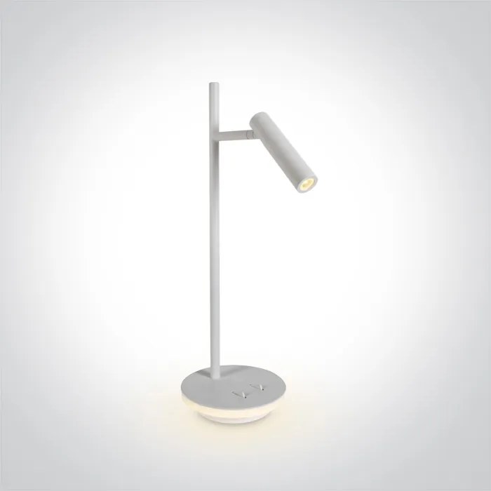 Moderné svietidlo do spálne ONE LIGHT stolová lampa 61132A/W/W
