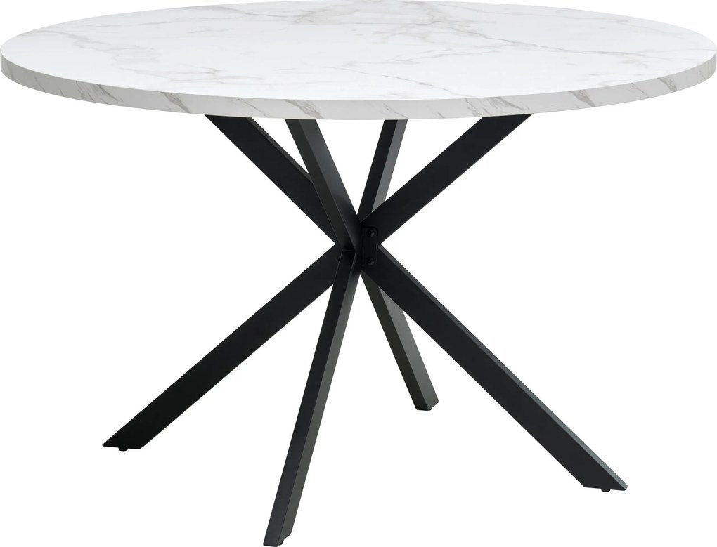 XXXLutz JEDÁLENSKÝ STÔL, čierna, biela, 120/120/75 cm MID.YOU - Stoly - 002798022802