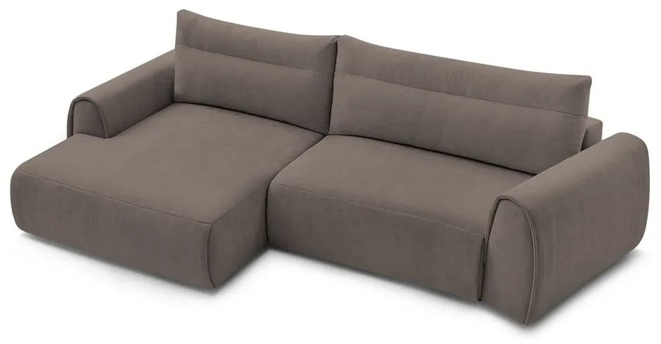 Hnedá rohová pohovka Aden – Bobochic Paris