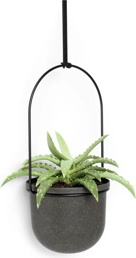 Plastové obaly na kvetináče v súprave 5 ks na bylinky/závesné a nástenné ø 7,5 cm Triflora – Umbra