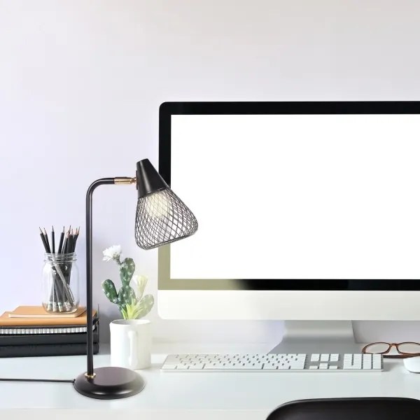 Rabalux 3181 - Stolná lampa FANNY 1xE14/25W/230V čierna