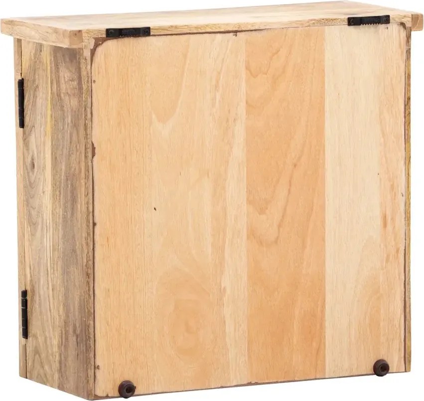 furniture-nabytek.cz - Masívna zrkadlová skrinka Santa Cruz z dreva mango, povrchová úprava, prírodná