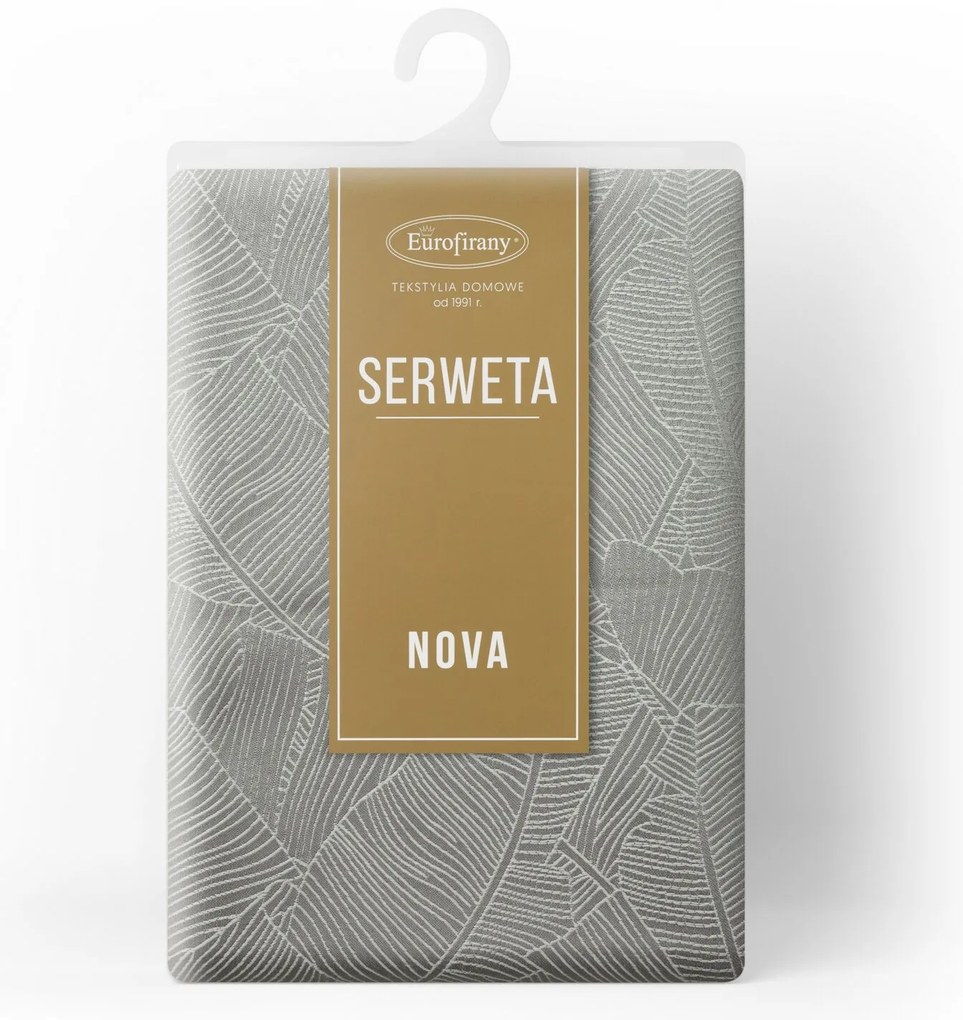 OBRUS ISLA 85X85 CM STRIEBORNÝ