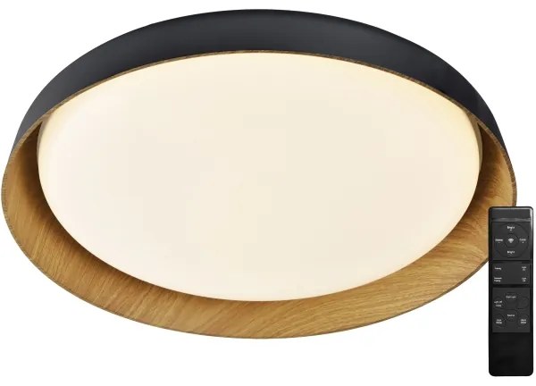 Top Light-LED Stm. stropné svietidlo SATELLITE LED/36W/230V 3000-6500K čierna + DO