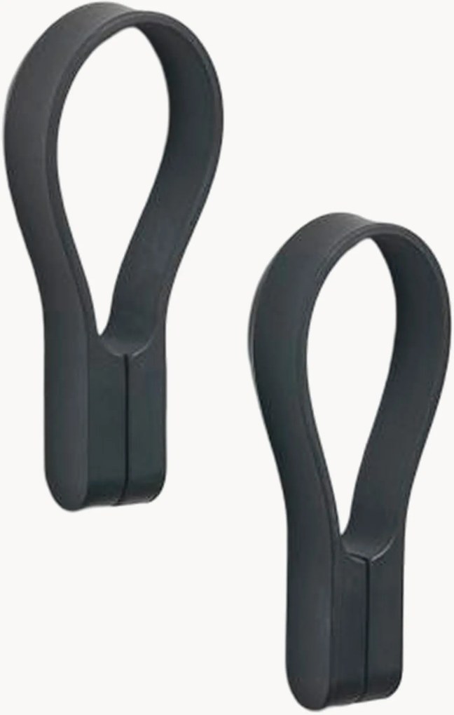 Silikónové magnetické držiaky na uteráky Loop, 2 ks