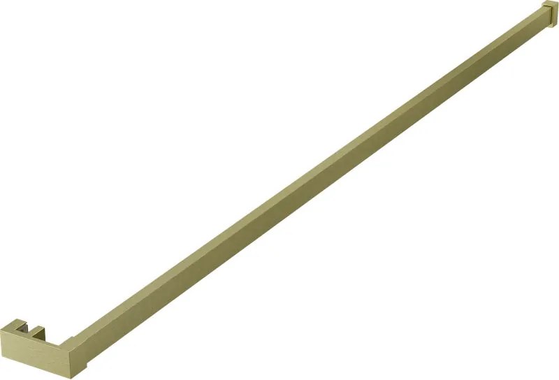 Mexen Kioto, vešiak na uteráky pre sprchovú zástenu, max. 140 cm, zlatá matná, 800-06-55