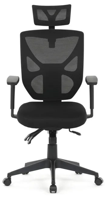 Autronic BONTEC Kancelárska stolička, asynchrónny mechanizmus, čierna, KA-Q8250 BK Farba: Čierna