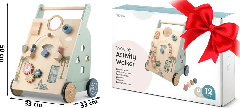 Drevené chodítko Nukido NK-857