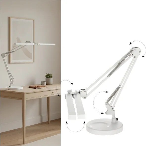 Brilagi - LED stmievateľná stolná lampa VARIO LED/15W/230V 3000-6000K biela