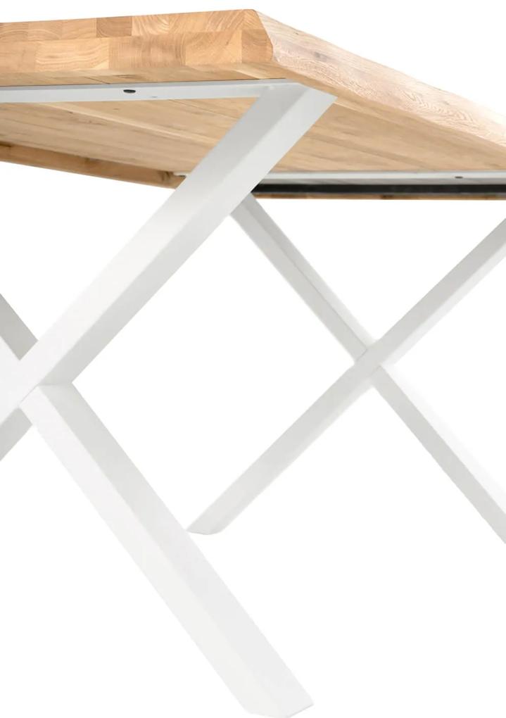 Stôl coner 200 x 100 cm biely MUZZA