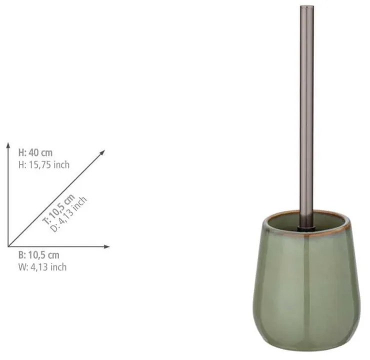 Zelená keramická súprava doplnkov do kúpeľne Sermione – Wenko