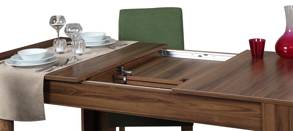 Jedálenský rozkladací stôl Bois 150/170 cm orech