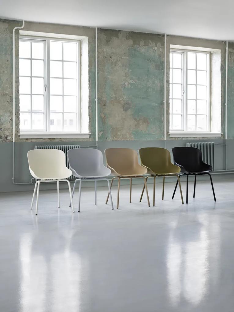 Stolička Hyg Chair – olivová/oceľ