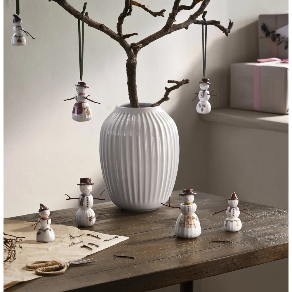 Porcelánová vianočná figúrka (výška 11,5 cm) Hammershøi Snowman – Kähler Design