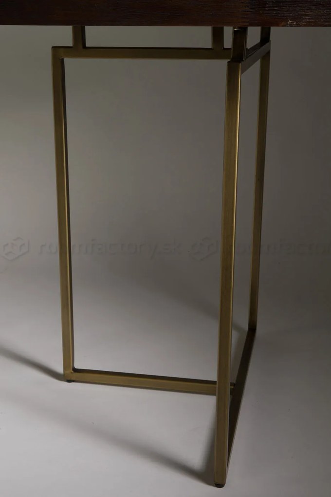 Dutchbone Class jedálenský stôl - Tmavé drevo, 180 x 90 cm
