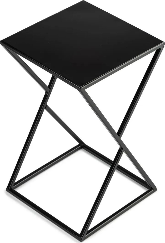 STOJAN NA KVETINÁČ LOFT3 40X24X24 CM ČIERNA