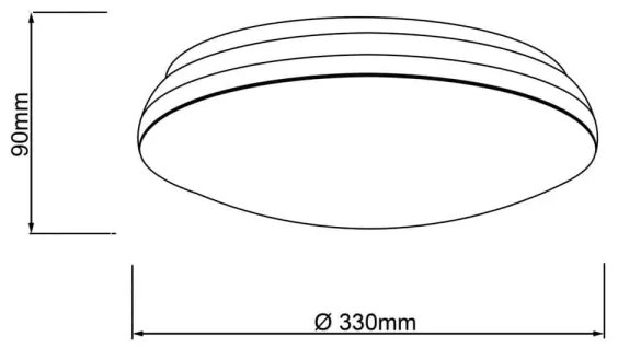 Brilliant - LED RGBW Stmievateľné stropné svietidlo MIDWAY LED/14W/230V + DO