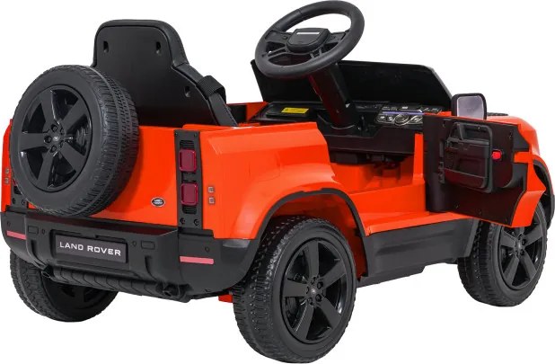 Elektrické autíčko Land Rover Defender oranžové