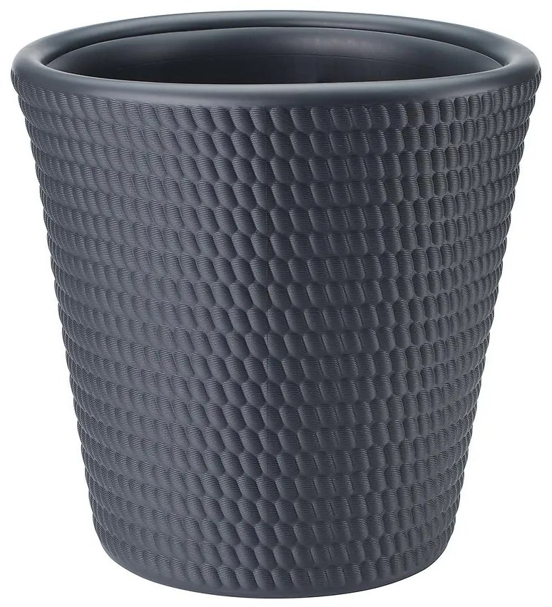 Kvetináč Lina 35 antracit