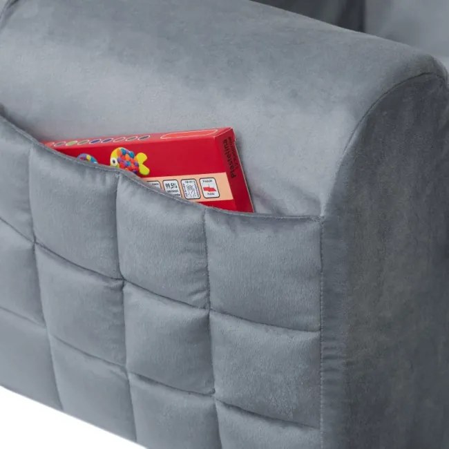 Detská sedačka BARI grafitová