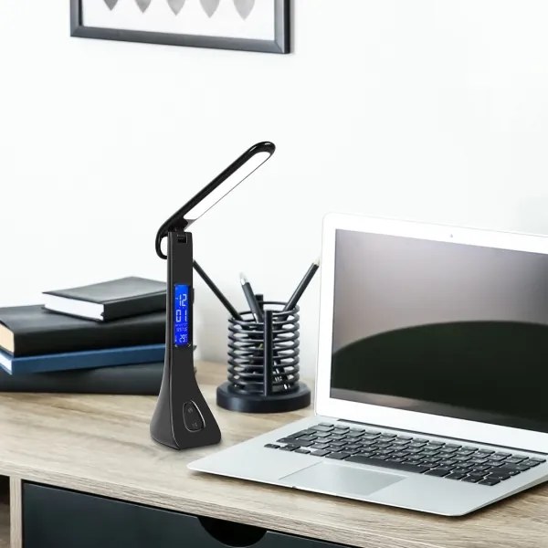 Rabalux 74041 - LED Stmievateľná stolná lampa AMATO LED/7W/5V 4000K čierna