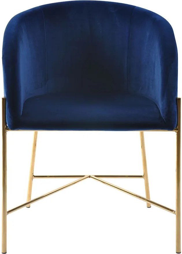 ACTONA Stolička s opierkou Nelson modrá 76 × 56 × 54 cm