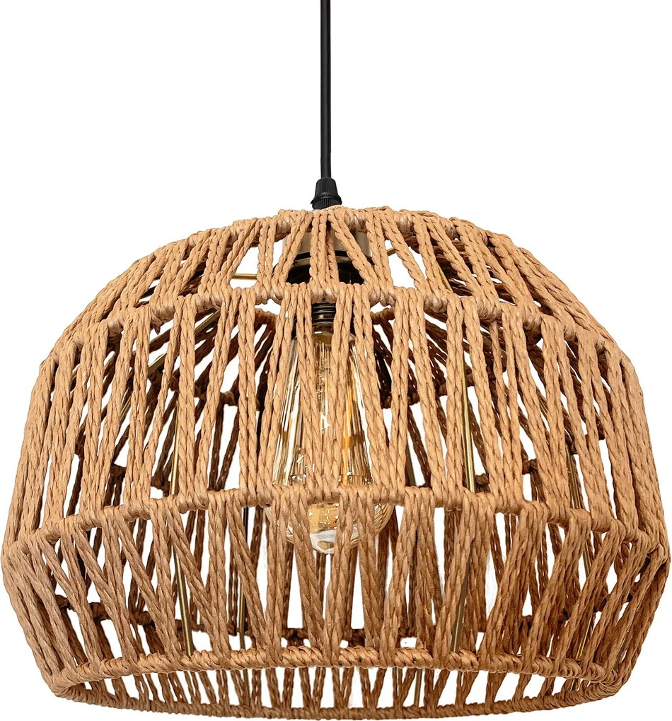 Toolight Toolight, stropné svietidlo 1xE27 APP1291-1CP, béžová, OSW-02423