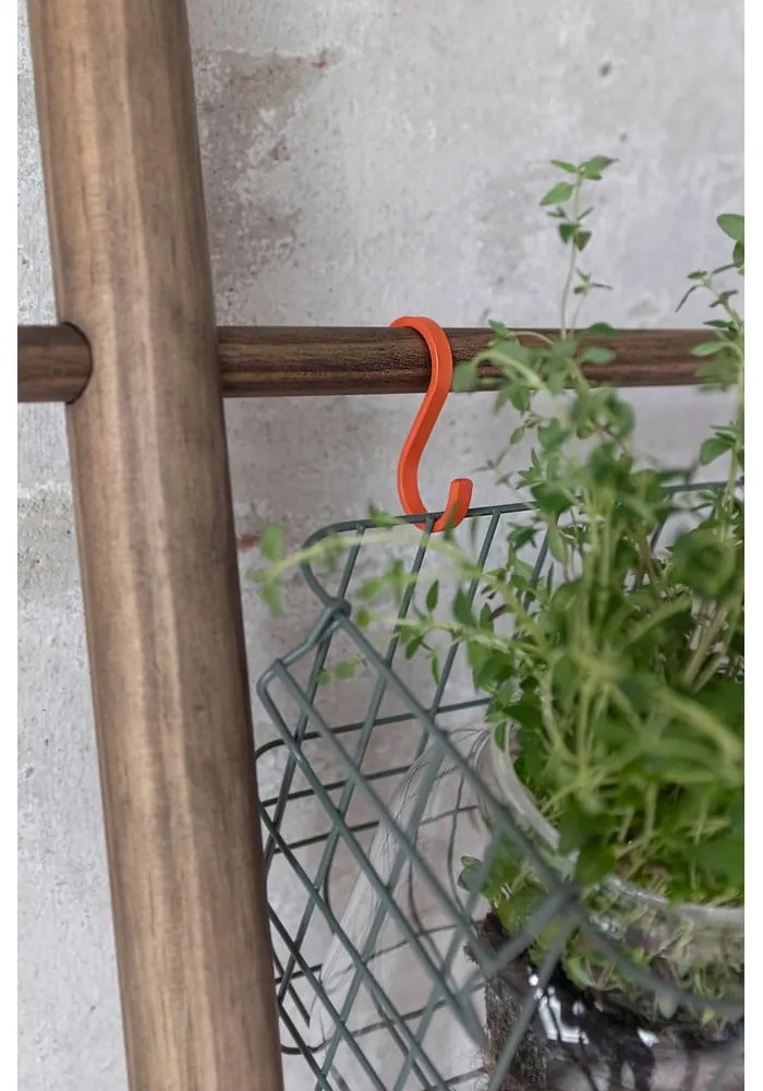 Oranžové závesné kovové háčiky v súprave 5 ks Hang-it – Mette Ditmer Denmark