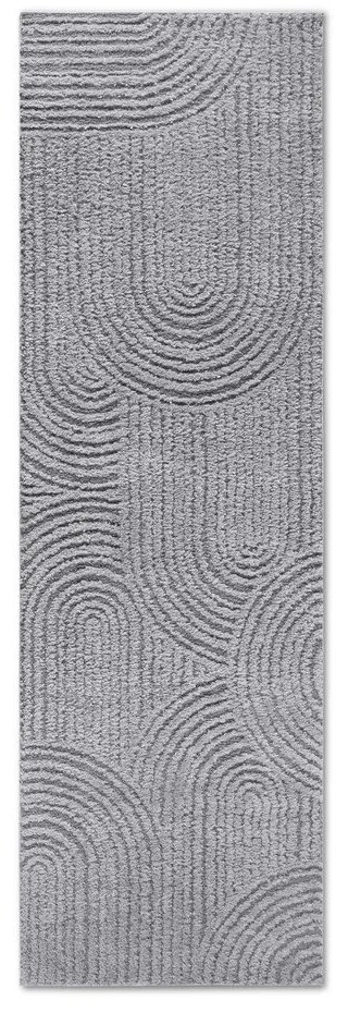 Sivý behúň 80x240 cm Chappe Light Grey – Elle Decoration