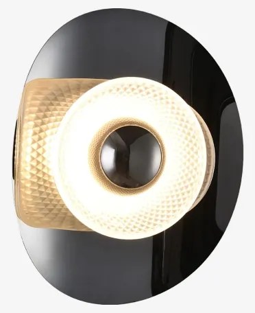 Zuma Line MB2293-1S-3BCT - LED nástenné svietidlo DIOP LED/8W/230V čierna/dymová č.