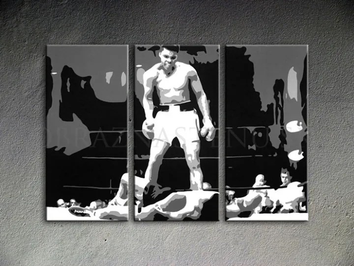 Ručne maľovaný POP Art obraz Muhamad Ali | rôzne rozmery