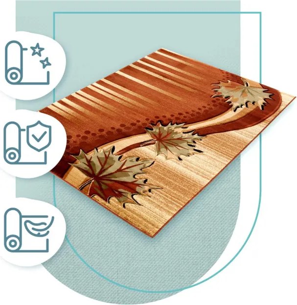 Koberec Antogya C657A hnedý