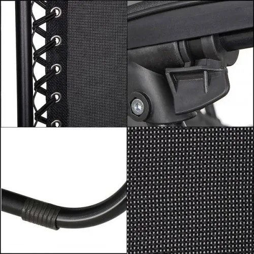 Záhradné lehátko so strieškou SPRINGOS GC0003