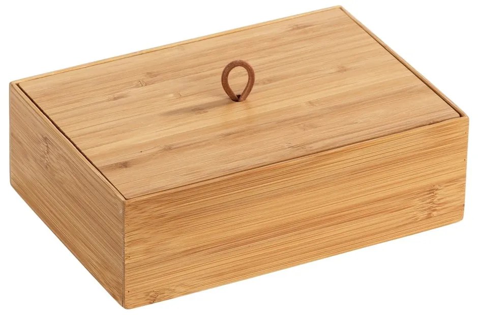 Bambusové kúpeľňové organizéry v prírodnej farbe v súprave 3 ks Terra – Wenko