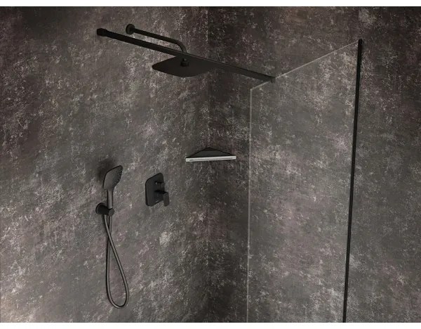 Ravak X07P569 - Ručná sprcha s tlačidlom čierna