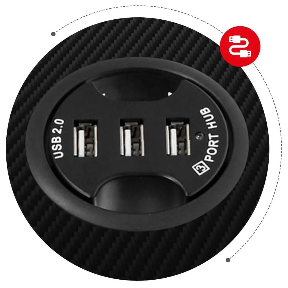 PC stolík Hyperion 5.0 (čierna + viacfarebná) (s LED osvetlením). Akcia -22%. Vlastná spoľahlivá doprava až k Vám domov. 1087511