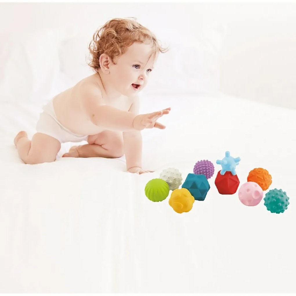 Sada detských senzorických hračiek Baby Mix 10 ks