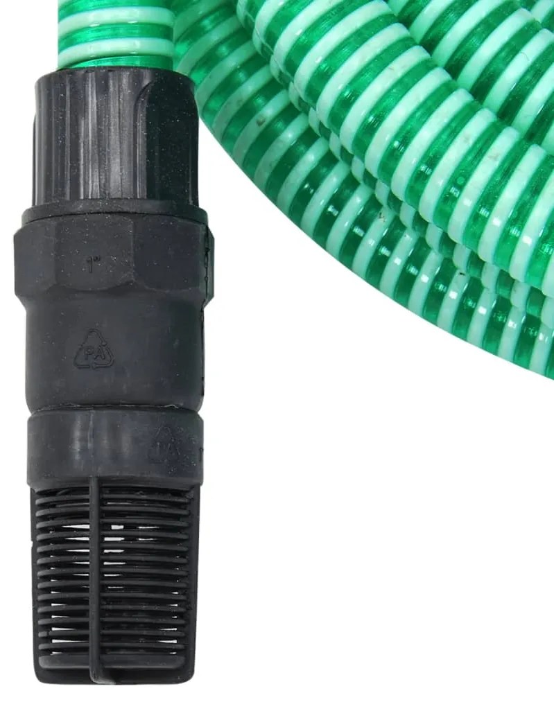 Odsávacia hadica s PVC spojkami, zelená 1" 10 m, PVC