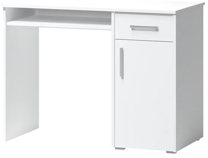 Písací stôl Tatris 100 cm biely