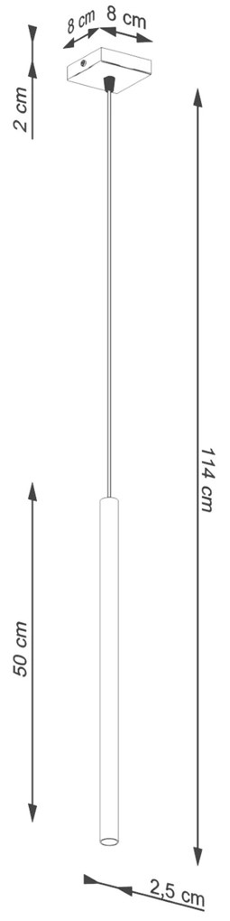 Závesné svietidlo Pastelo, 1x béžové kovové tienidlo