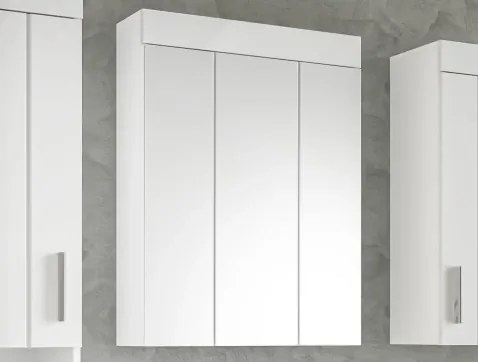 Kúpeľňová zrkadlová skrinka Snow, biela%