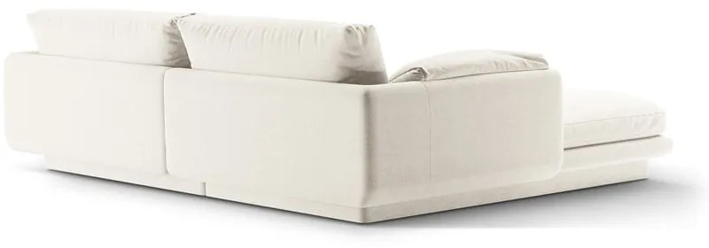 Biela rohová pohovka (pravý roh) Torino – Micadoni Home