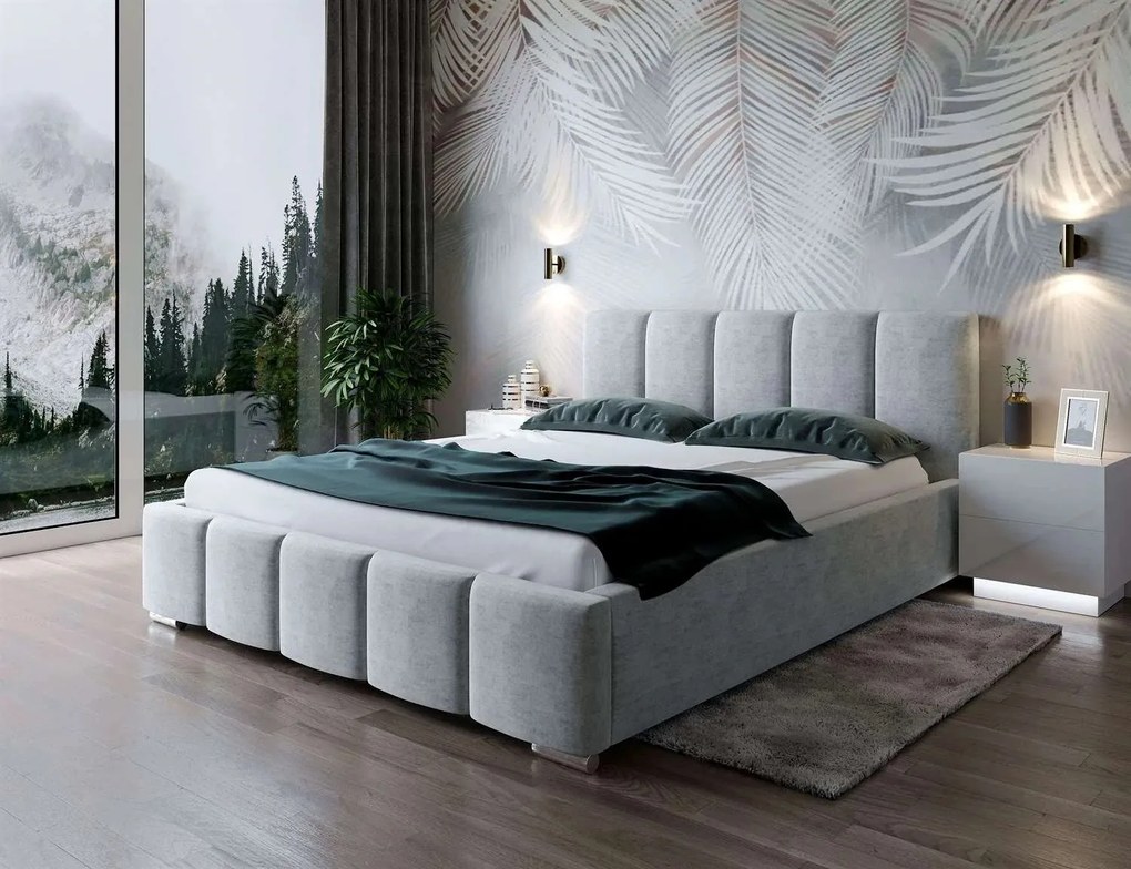 ČALÚNENÁ MANŽELSKÁ POSTEĽ MAREK 120X200 JASMINE 81