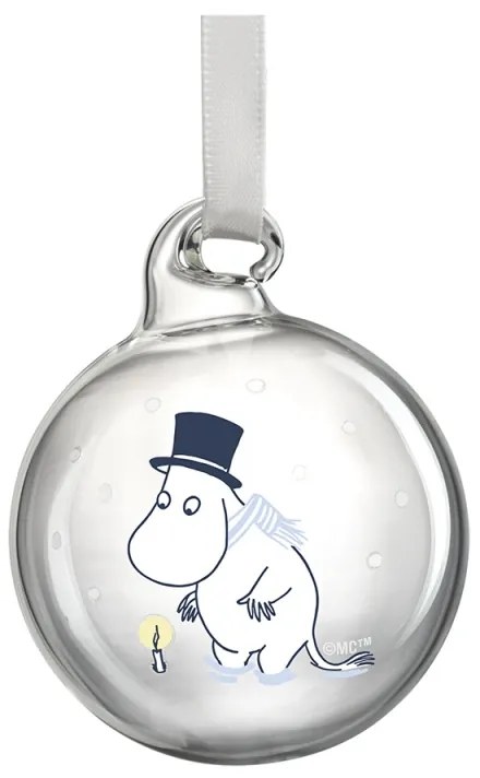 Set vianočných ozdôb Moomin Let it snow 5cm / 4ks