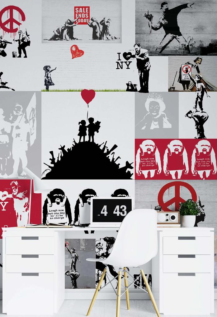 Gario Fototapeta Umelecké diela Banksy Materiál: Vliesová, Rozmery: 100 x 140 cm